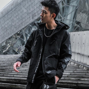 Black Tech Wear Jacket