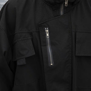 Hooded Techwear Jumpsuit