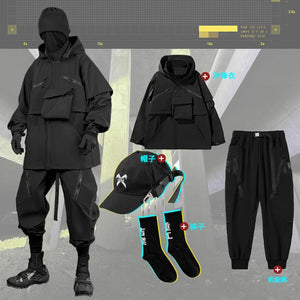 Pantalones técnicos con cremallera