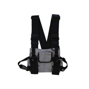Gray Chest Bag | CYBER TECHWEAR®