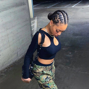 Sexy Techwear Crop Top