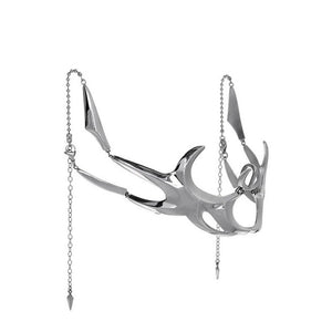 Silver Cyberpunk Mask