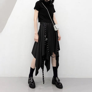 Irregular Techwear Skirt