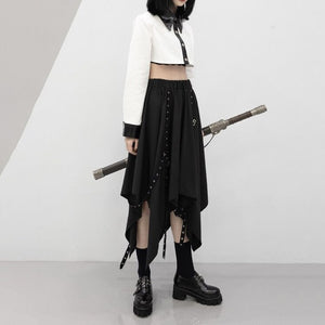 Irregular Techwear Skirt