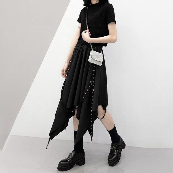 Irregular Techwear Skirt | CYBER TECHWEAR®