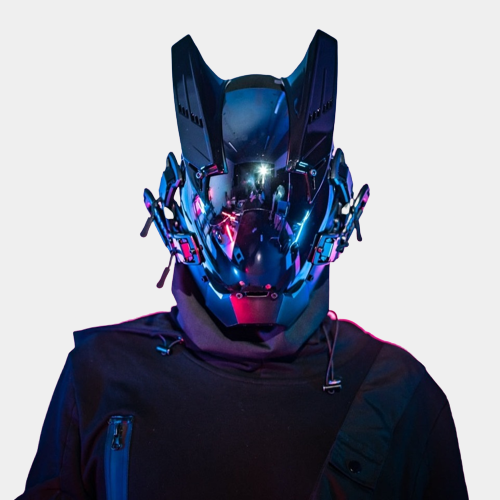 Ropa tecnológica de máscara Cyberpunk