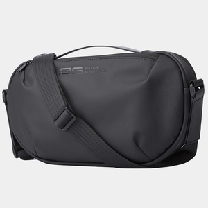 Black Crossbody Tote Bag, Techwear Messenger Bag