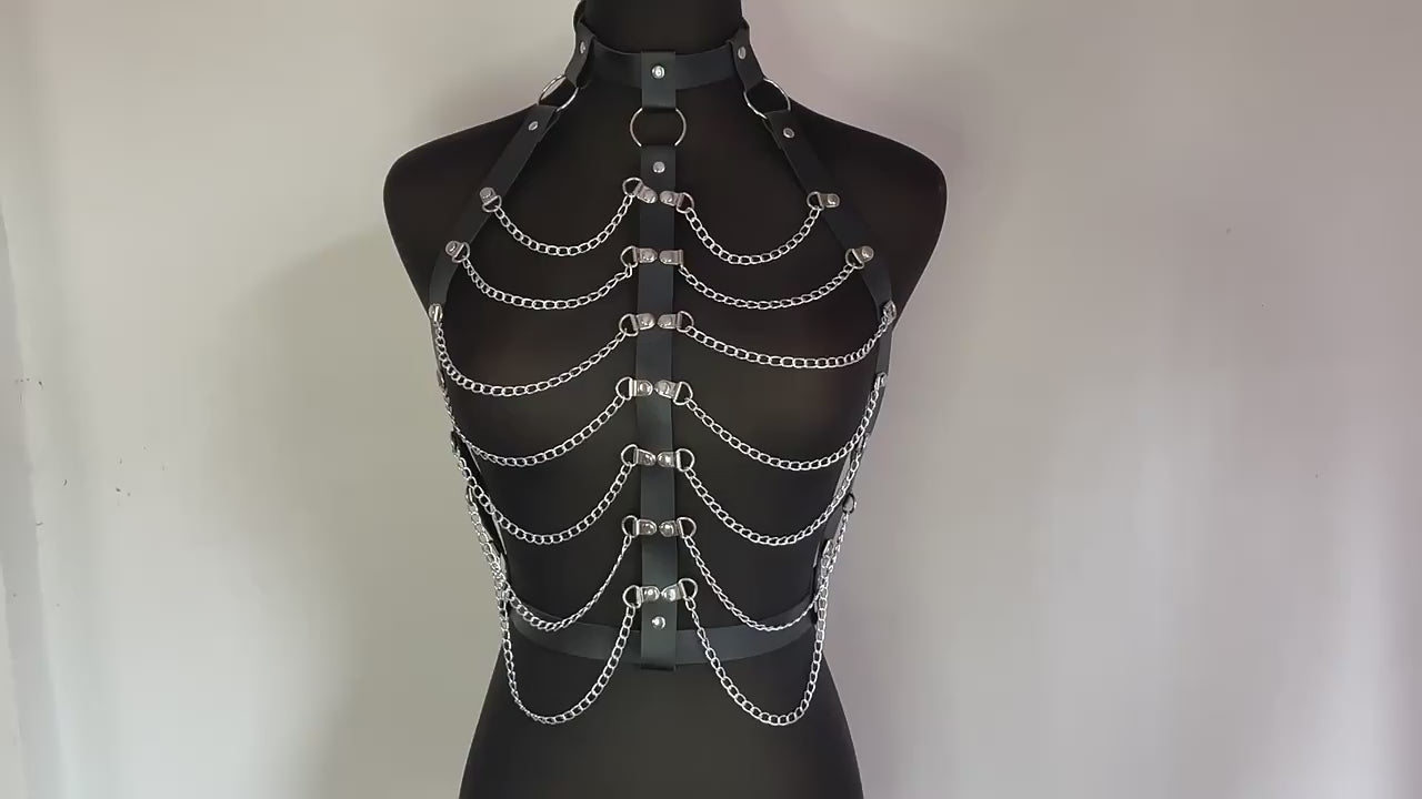 Chain Techwear Harness | CYBER TECHWEAR®