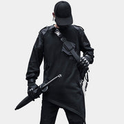 Asymmetrisches Techwear Sweatshirt