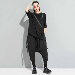 ASYMMETRICAL TECHWEAR TSHIRT