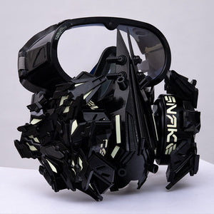 Black Cyberpunk Mask | CYBER TECHWEAR®