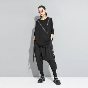 ASYMMETRICAL TECHWEAR TSHIRT