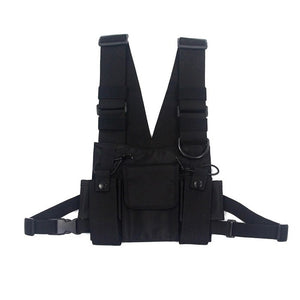 Black Chest Bag | CYBER TECHWEAR®