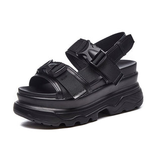 Techwear Black Sandals