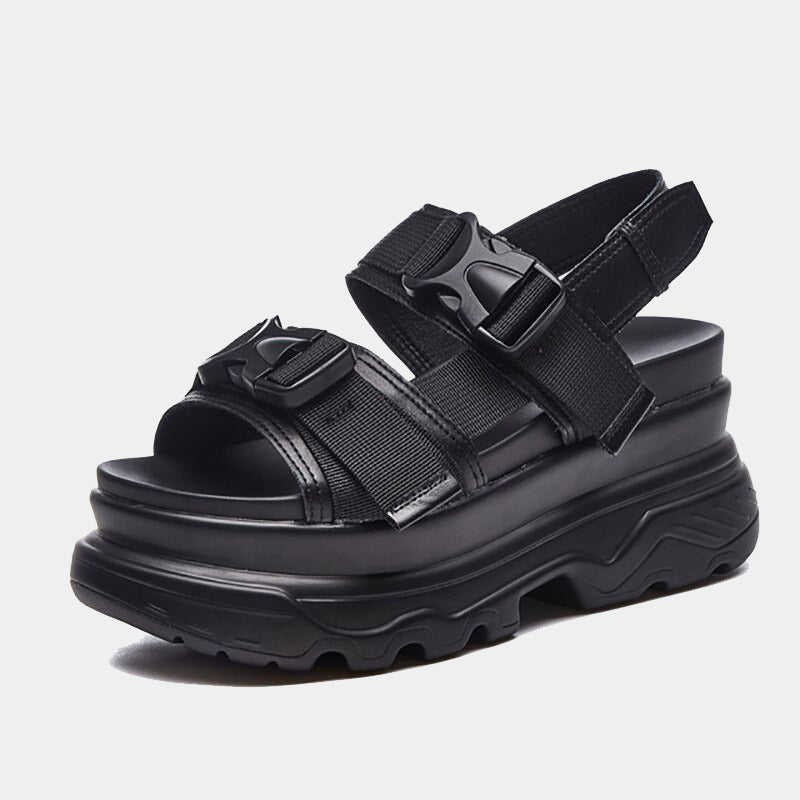 Techwear Black Sandals | CYBER TECHWEAR®