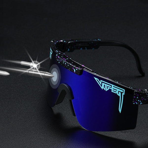Blue Cyberpunk Glasses