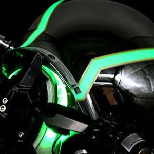 Purple Cyberpunk Helmet Glow Lamp | CYBER TECHWEAR®