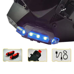 Blue Cyberpunk Helmet Lamp | CYBER TECHWEAR®