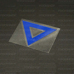 Blue Cyberpunk Helmet Sticker | CYBER TECHWEAR®