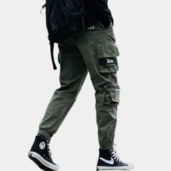  HaiZi XiHuan Functional Techwear Pants Cyberpunk Tactical Cargo  Pants Tripp Streetwear Pants Paratrooper Joggers with Straps (as1, Alpha,  s, Regular, Regular, Black) : Clothing, Shoes & Jewelry
