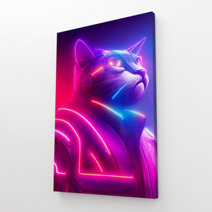 Cat Cyberpunk Art | CYBER TECHWEAR®