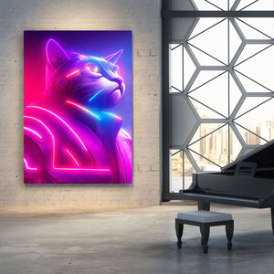 Cat Cyberpunk Art | CYBER TECHWEAR®