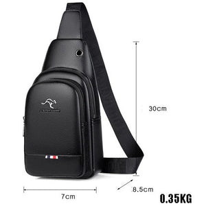 Chest Bag Leather | CYBER TECHWEAR®