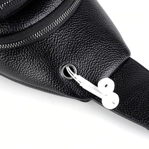 Chest Bag Leather | CYBER TECHWEAR®