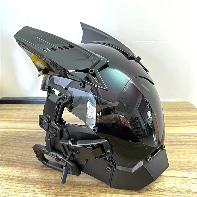cyber motorcycle helmet retro Shox Command Cyber-X ECE R22.06 Ghostbikes Featuring wind tunnel Cyber Smart Bluetooth Bike Helmet