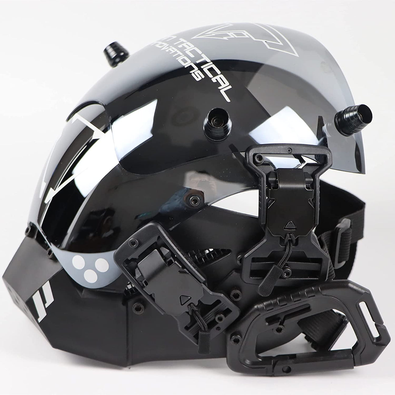 Combat Cyberpunk Helmet | CYBER TECHWEAR®