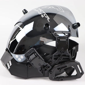 Combat Cyberpunk Helmet | CYBER TECHWEAR®