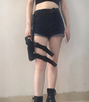 Cool Techwear Leg Harness | CYBER TECHWEAR®