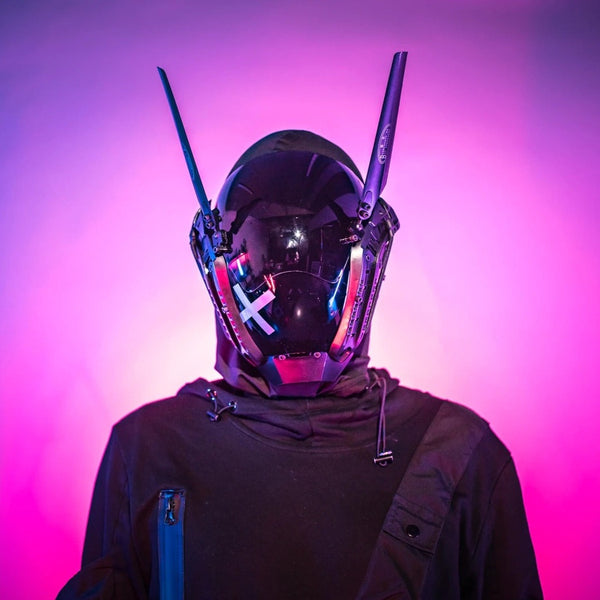 Cyberpunk Bike Helmet | CYBER TECHWEAR®