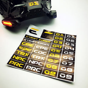 Cyberpunk Helmet Sticker | CYBER TECHWEAR®