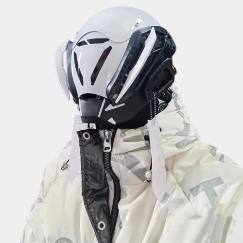 Cyberpunk Helmet White