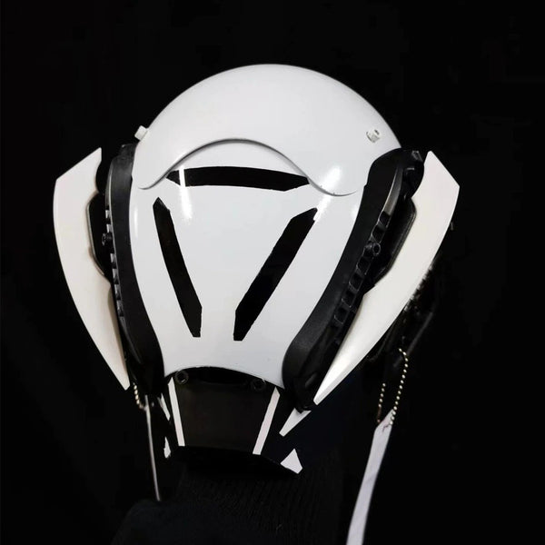 Cyberpunk Helmet White | CYBER TECHWEAR®