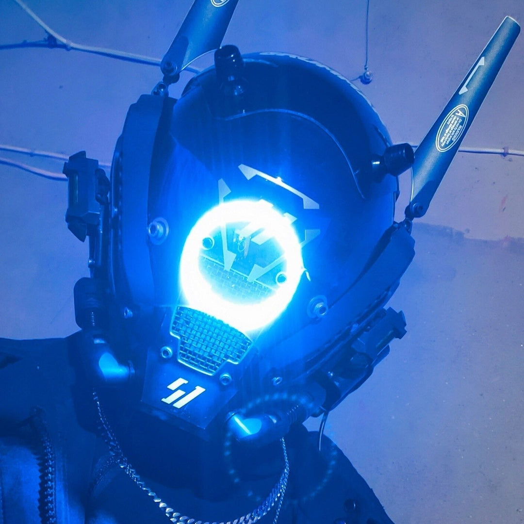 Cyberpunk LED Helmet CYBER TECHWEAR®