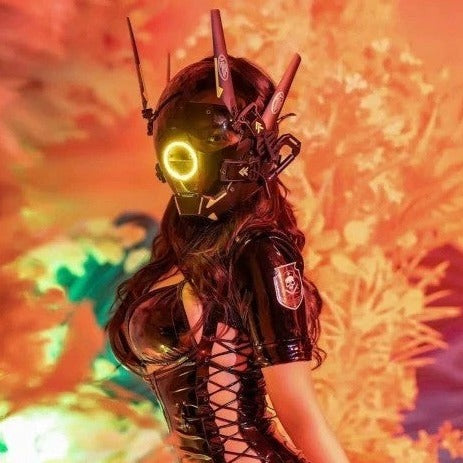 Cyberpunk Helmet Costume | CYBER TECHWEAR®