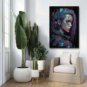 Cyberpunk Woman Art | CYBER TECHWEAR®