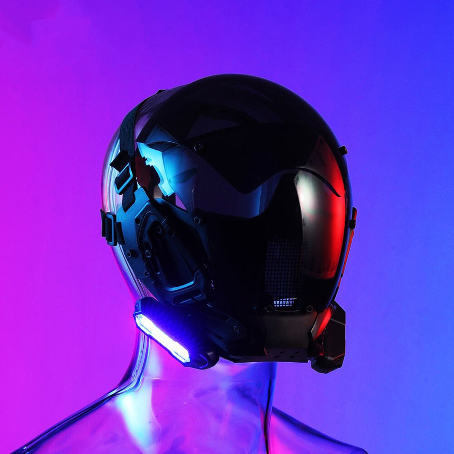 Cyberpunk Hide Helmet CYBER TECHWEAR®