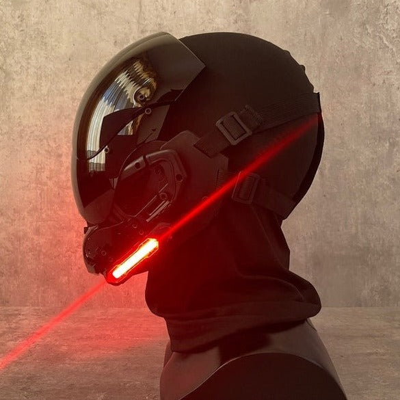 Cyberpunk Hide Helmet | CYBER TECHWEAR®