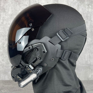 Cyberpunk Hide Helmet | CYBER TECHWEAR®