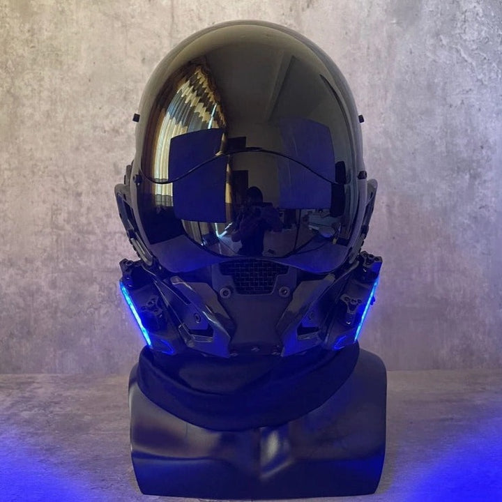 Cyberpunk Hide Helmet | CYBER TECHWEAR®