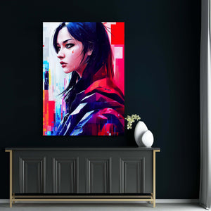 Cyberpunk Women Canvas Print