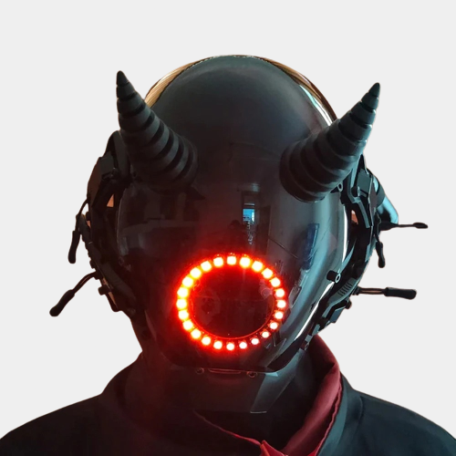 Devil Cyberpunk Helmet