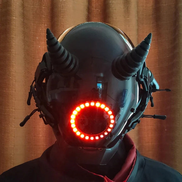 Devil Cyberpunk Helmet | CYBER TECHWEAR®