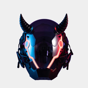 Casque Cyberpunk maléfique