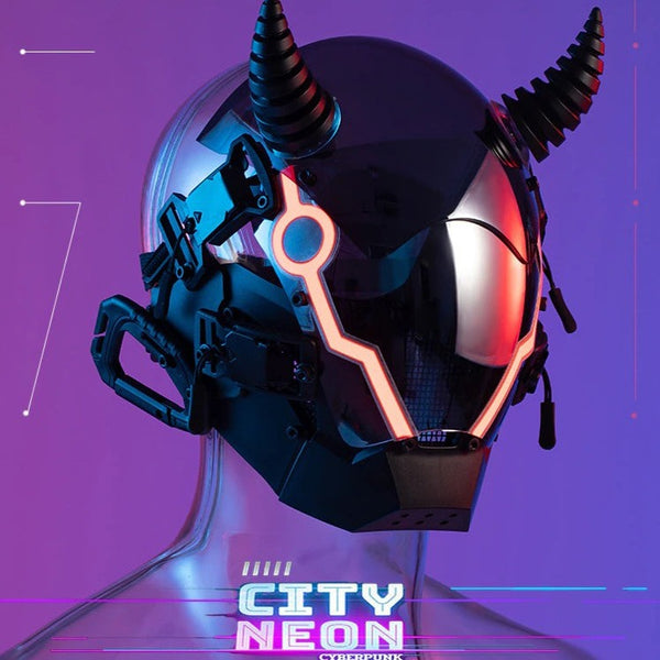 Evil Cyberpunk Helmet | CYBER TECHWEAR®