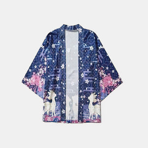 Floral Techwear Kimono