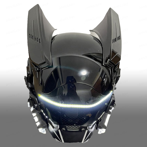 Futuristic Cyberpunk Helmet | CYBER TECHWEAR®